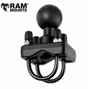 RAM 1.5" BALL WITH DOUBLE U-BOLT 1-1.25" DIAMETER
