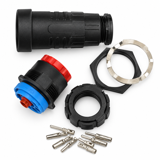 ISOBUS KIT - SOCKET INLINE W/CONTACTS